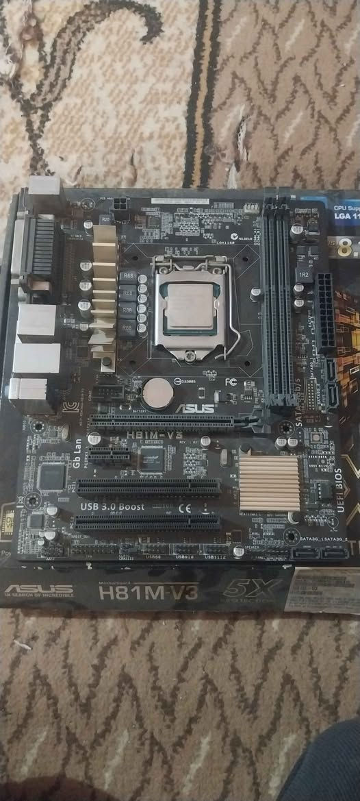 السلام عليكم عدي هاي القطع أراوسها أبلابتوب جيل ٦ فما فوق
*بس المكتوبا
معالج i5 4460
مذربورد asus h81m-v3 
رام 4+8 1600mhz Kingston 
أو case بغداد, العراق


**إذا كنت صاحب هذا الإعلان وتريد حذفه لأي سبب، رجاءا أرسل رسالة إلى الدعم الفني**