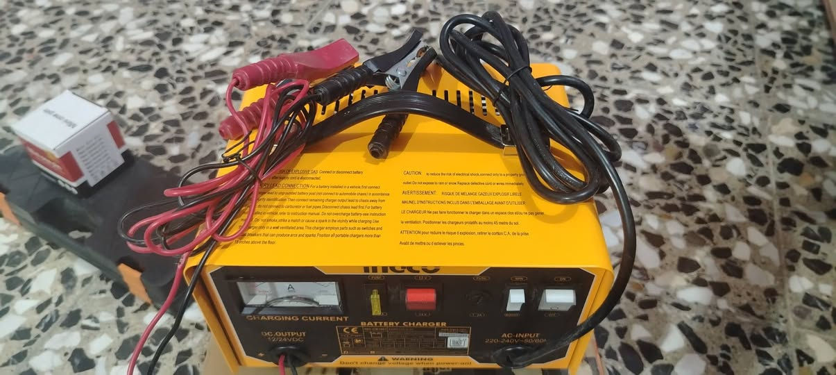 السلام عليكم 
1: شاحنه بطاريات جديده فقط مفتوحة من الكارتونه  تشحن 12V_24 شركة ingco انجيكو / سعره 55 او بيه مجال 
2:  مسدس طلقه +بسامير جديد  سعره 10
الف 

للا ستفسار مراسله الصفحة


**إذا كنت صاحب هذا الإعلان وتريد حذفه لأي سبب، رجاءا أرسل رسالة إلى الدعم الفني**