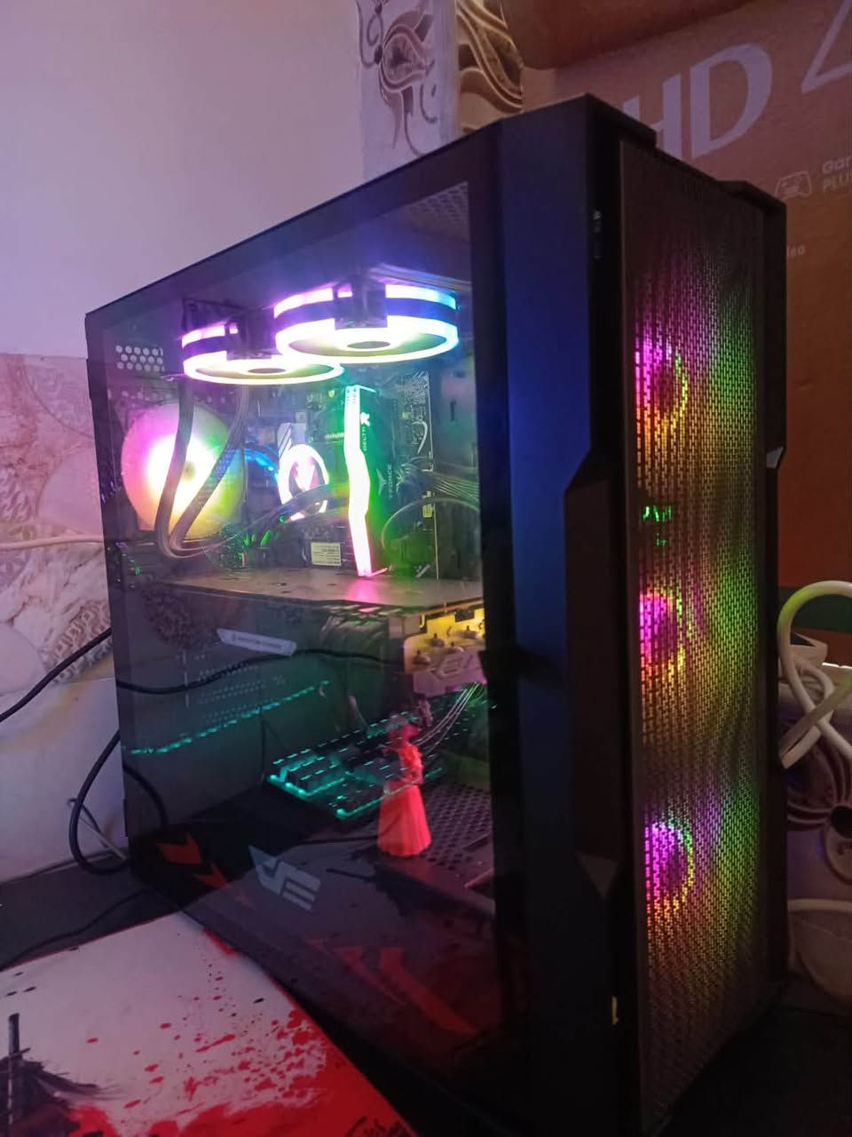 • الكارت : AMD Radeon RX 6800 XT gb.
•المبرد : CHIONE M2-240 LITE.

•البورد  : ASUS Prime B760M-K D4

•الكيس : darkFlash DK431

•المعالج : i5 جيل 13 

•الرام : 16G 3600 

السعر مليون و100 

***********

توصيل متوفر
