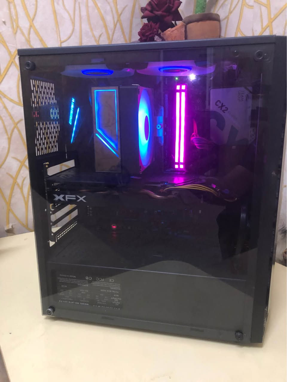 السلام عليكم 😊
Pc
معالج ryzen 7 1700
رام 16 ddr4 Corsair rgp
مازربورد rog crosshair vi hero
كرت شاشه XFX 580 8g 
هارد 512 ssd sata TEAMGROUP
بورسبلاي 500w warrior
مع قطعه wifi 6 fenvi
كيس نوع فانتك 3 fan rgp
مستخدم قليل شرط الفحص 
السعر 520 الف  قفل  

مكاني دهوك توصيل متوفر بغداد, العراق


**إذا كنت صاحب هذا الإعلان وتريد حذفه لأي سبب، رجاءا أرسل رسالة إلى الدعم الفني**