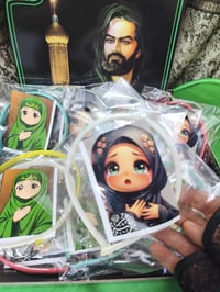 توزيعات السيدة رقية (عليها السلام)💔 ٢٥ طوق+٢٥كارت +٢٥كيس  ب١٢ الف للحج...
