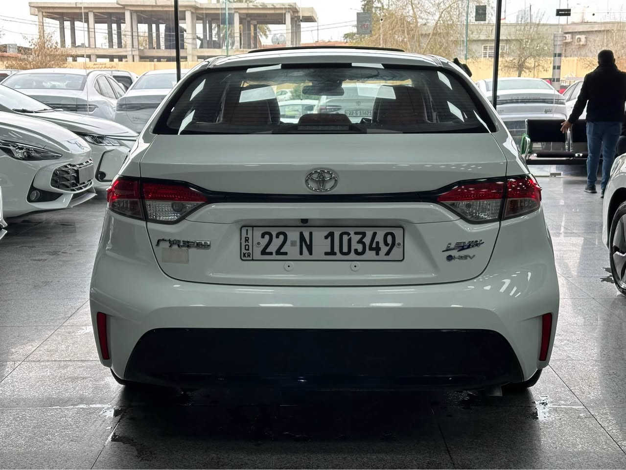 Toyota Corolla HEV 2024 
پێش و پشت لید 
ڕادار 
ویل کڕۆم
ئاوێنە ئیشاڕە 
کوشن جلدی ناو سۆر 
کامێرا - حاسە - سوکان ڤۆلیۆم 
تەنها ١٤ هەزار ڕۆشتووە 
سبوغ ساردە کوت گێڕ مەکینە تەزرە بە شەرت 
پ : *********** أربيل, العراق
