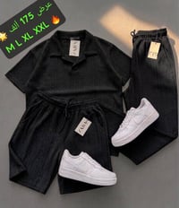طقم 3 قطع • قماش تركي • مقاسات M-XXL