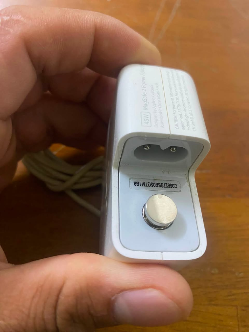 للبيع شاحن Apple MagSafe 2 أصلي 45W

* القدرة: 45W
* الموديل: A1436
* مناسب لأجهزة MacBook Air بمنفذ MagSafe 2
* يعمل بكفاءة 100%
* الكيبل الأصلي مرفق
* الحالة: مستعمل بحالة جيدة

💰 السعر: 50,000 دينار عراقي

🚚 يوجد توصيل إلى جميع محافظات العراق.

للاستفسار أو الحجز، راسلني على الخاص.


**إذا كنت صاحب هذا الإعلان وتريد حذفه لأي سبب، رجاءا أرسل رسالة إلى الدعم الفني**