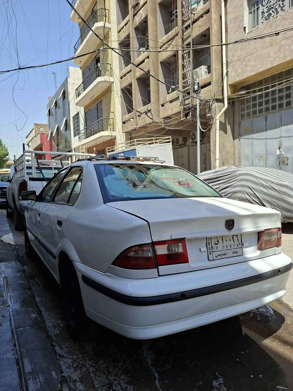 سلام وعليكم سمند 2010للبيع حادثه جاملغ اليمنى ويتعدل علبارد ولسياره بسم صاحبي ولتبريد يشتغل سعر 35وبيها مجال مكان بغداد الشعب رقم ***********
