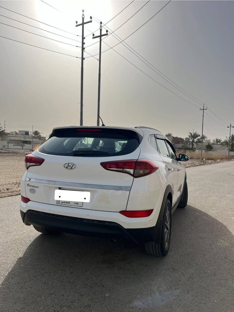 السلام عليكم
توسان موديل (2018) مكينة دوش بيه ضربة امامية (قطعتين صبغ جاملغ وبنيد ) رقم بغداد خصوصي وبأسمي 
للاستفسار ( *********** ).
