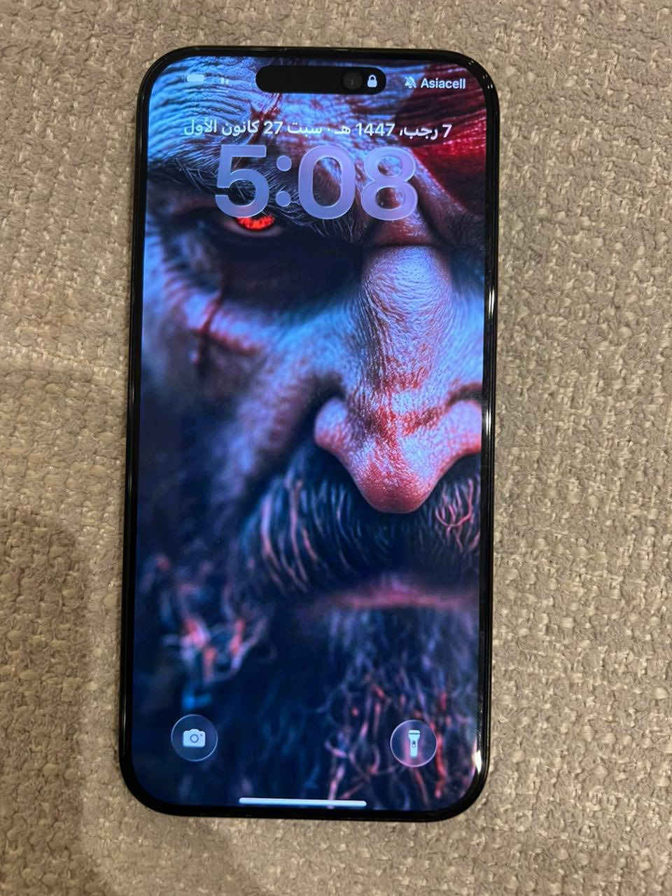 السلام عليكم آيفون 16 برو ماكس ذاكرة 256 البطارية 98% بعده بضمان كارتونة وكيبل الاصلي الجهاز نضافة 100‎%‎ للبيع السعر مليون و 400 مكاني الجادرية مجاور مركز باربي ***********
