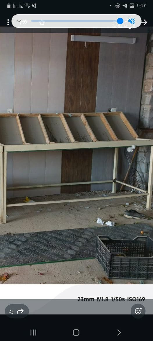 لسلام وعليكم اغراض علوه مخض للبيع ٣ميوزه +حوض سمك+قفص دجاج+ صلايه دجاد+ميازين عدد٢ واحد اكتروني واحد عيارات مكاني بغداد الكماليه ***********
