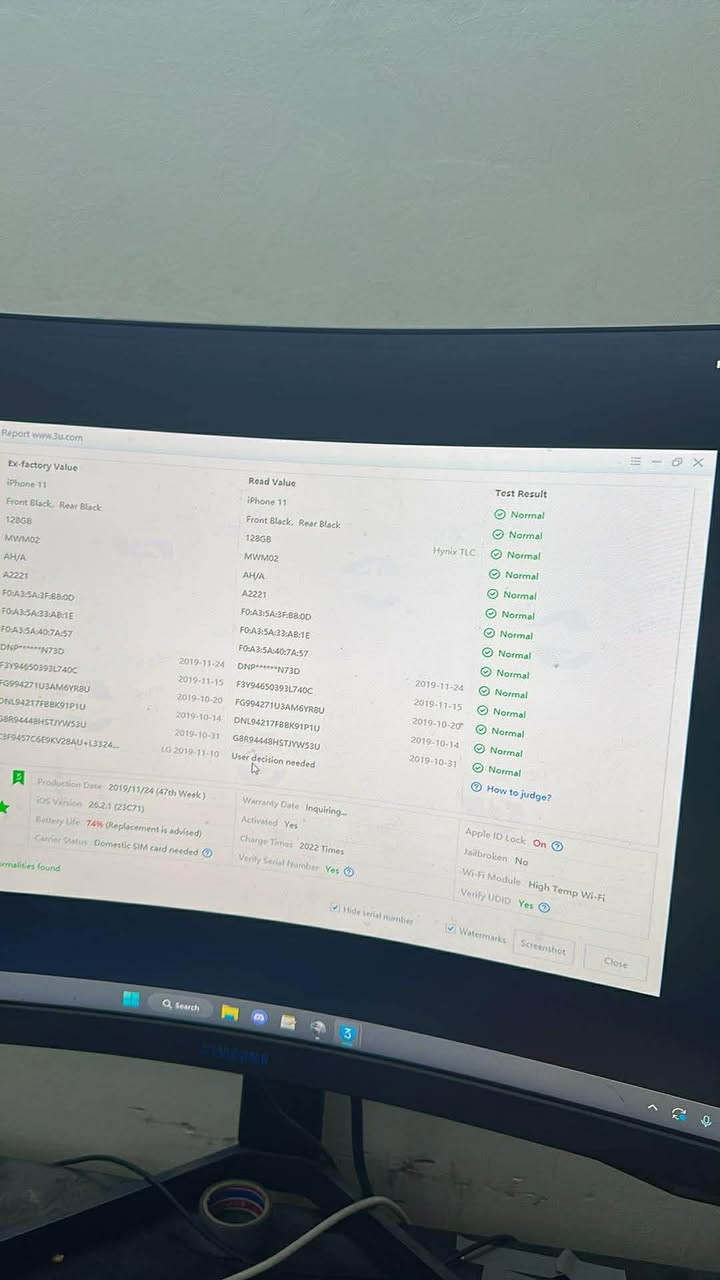آيفون ١١ عادي
مكفوووووول من الفتح 
جهاز بلادي ذاكره ١٢٨
بطاريه ٧١
سعر خاص


**إذا كنت صاحب هذا الإعلان وتريد حذفه لأي سبب، رجاءا أرسل رسالة إلى الدعم الفني**