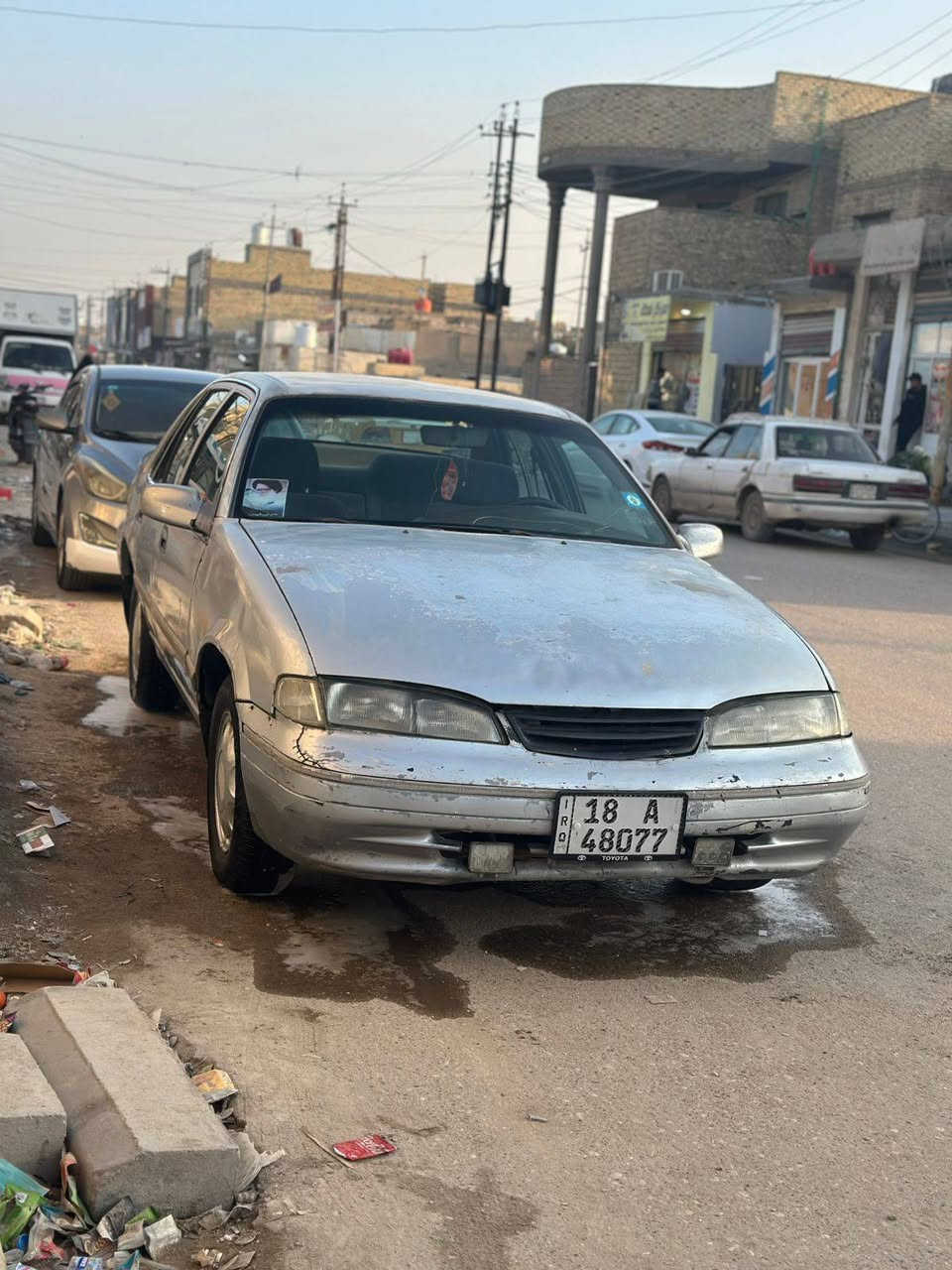 السلام عليكم دايو فراشه موديل 96/بلاد رقم نكليزي بسمي هزه جديده سنويه 2030/تحويل أو وكاله مكينه وكير وتماتيك بلاد حداديه تخم تاير باتري كهربائيات جاهزه مسجل سماعات جام شغال/مكان السياره الناصريه مركز السعر 28 وبيه مجال قليل كلش تحياتي للجميع خابر راعيه مكلف بل نشر///***********/خابر وحياك الله
