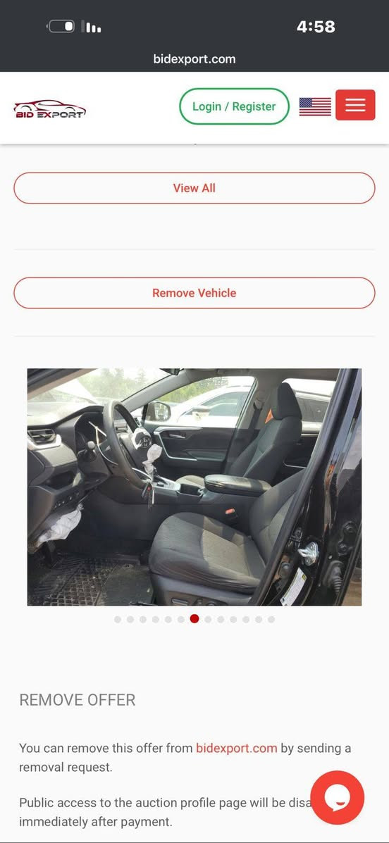 راف فور هاي برد فول مواصفات بصمه فتحه  مكان كركوك السعر 240 وبيها بدون رقم كاتي بعده  بدون ***********وصور الحادث بلمنشور
