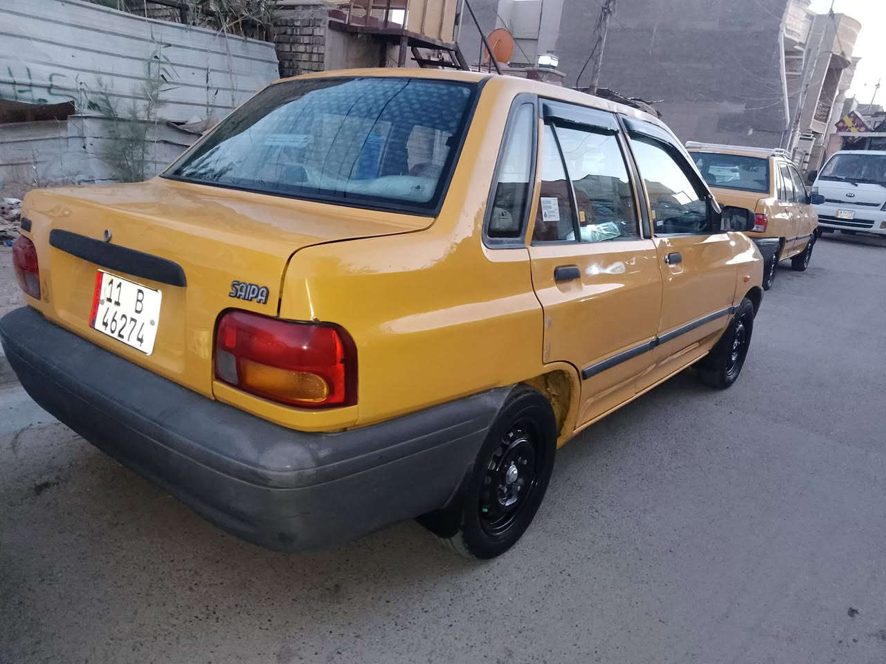 سايبا موديل ١١ محرك لاصرف ولاتبخير صدر أمامي وخلفي جديد تخم تاير جديد تبريد ثلج دوشمه عام شواصي مكفولات رقم دولي بغداد سياره جاهزه من كلشي مكان السياره بغداد السعر ٢٦ وبيهه مجال قليل ***********
