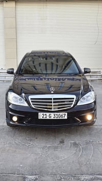 مارسيدس S63 AMG أصل   كفاله عامه بدون صبغ وبارد وشخوط  كير محرك مكفول ...
