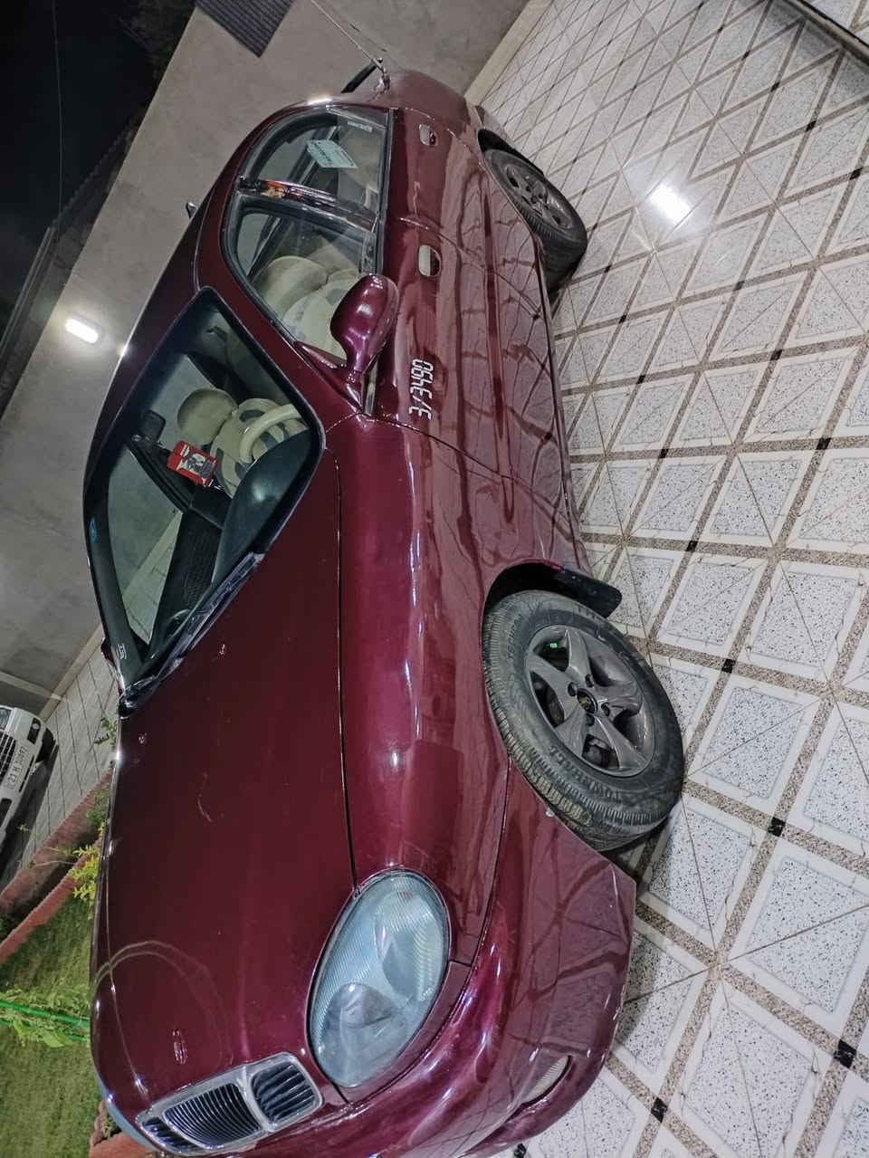 دايو لانوس موديل 98 رقم بغداد انكليزي كير اوتو محرك 1600مفتوح معروضه 42 او بيه مجال
***********
