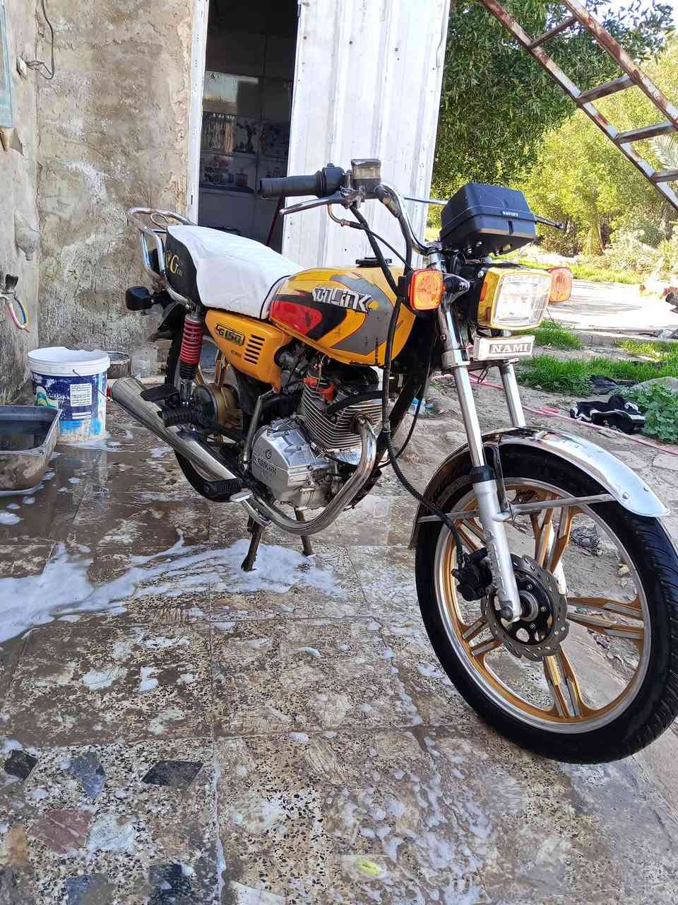 سلام عليكم دراجة ايراني للبيع موديل 2022كهرباياتهة كلهة شغالة مكينة لا تنقيص ولا تبخير سعر دراجة 400وبيهة مجال مكاني بغداد نهاية سبع قصور يم صورة رقمي لبي وتساب ***********/
رقم لاتصال***********
