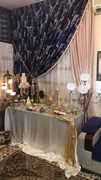 ستائر شباك ٣م • مفرش بوهيمي ٢+٢ • حي الجامعة