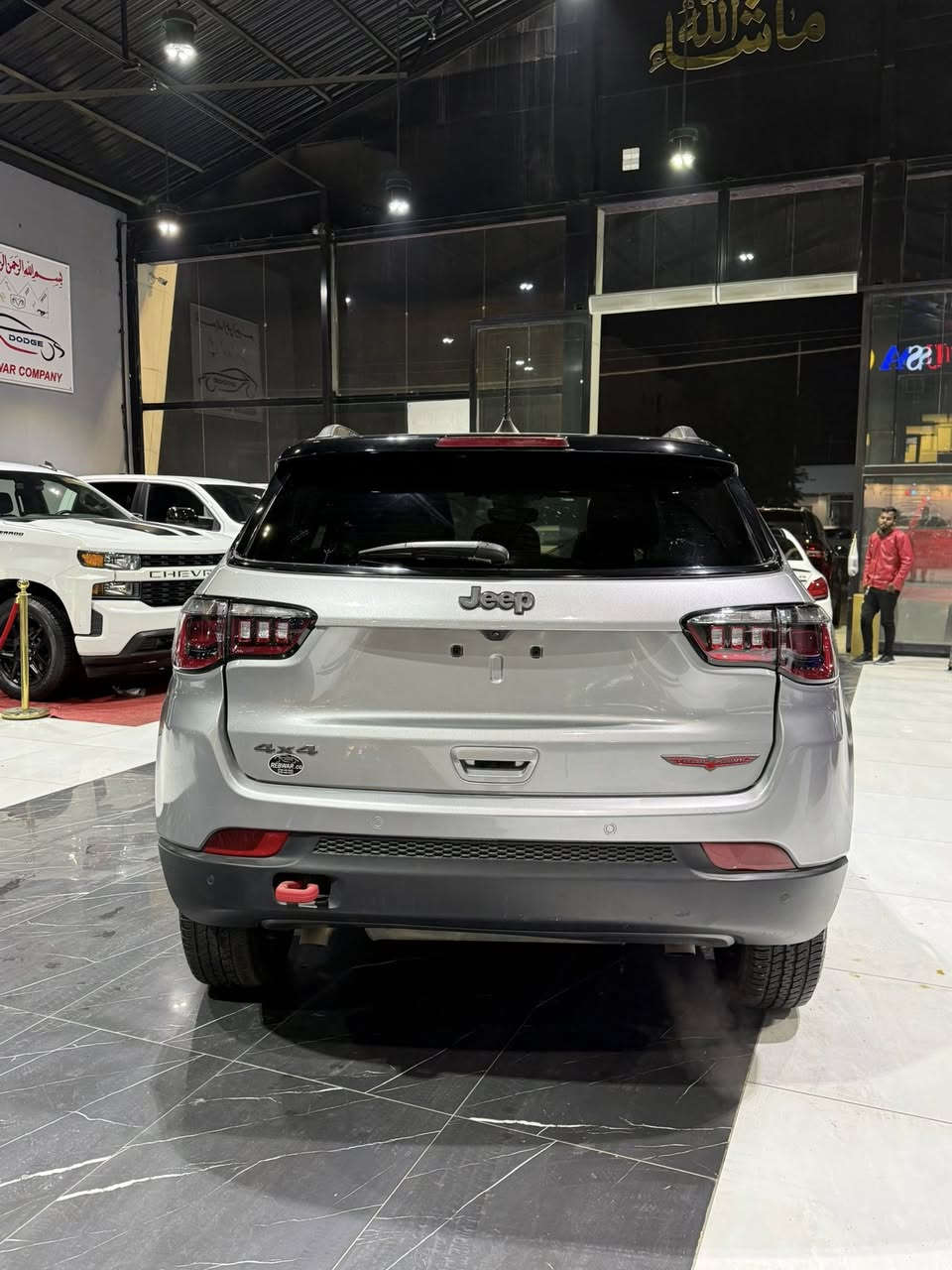 السيارة:-  JEEP COMPAS TRAIL HAWK 2023  
موديل:- 2023 
مواصفات:-  بلاكترايل هاوك -دبل اكسل ٤*٤- سقف رةش -ويل رةش بسمه- كشن جلد - شاشة گةورة -ناو رةش   - رادار بيش و بشت تةنيش -  
رويشتن:- ٢٣ الف
  زيانةكان : تەنها دوو بارجە صبغی امریکای هەیە بێ ژوري ارباك هةمووي بيلادية   
رقم شاصي : 3C4NJDDN3PT566733

اتفاصيل كثر اتصال على رقام تاليه 
***********
***********
شركة ريبوار سالار صالح 
اربيل شارع ١٠٠م مجاور شركة ازاد

السيارة:-  JEEP COMPAS TRAIL HAWK
موديل:-2023
" 
مواصفات:- ترايل هاوك -فور ويل ٤*٤ - بسمه- سقف اسود كشن جلد  -داخل اسود - تشغل عن بوعد- رادار امامي خلفي و جوانب -شاشة كبير - 
ماشيه:- ١٦ الف
  الضرر:  قطعتين بخ امريكا
 بدون دواخل ارباكات كل بيلادي ١٠٠٪؜١٠٠ سليمة

رقم شاصي : 3C4NJDDN3PT566733

اتفاصيل كثر اتصال على رقام تاليه 
***********
***********

شركة ريبوار سالار صالح 
اربيل شارع ١٠٠م مجاور شركة ازاد
