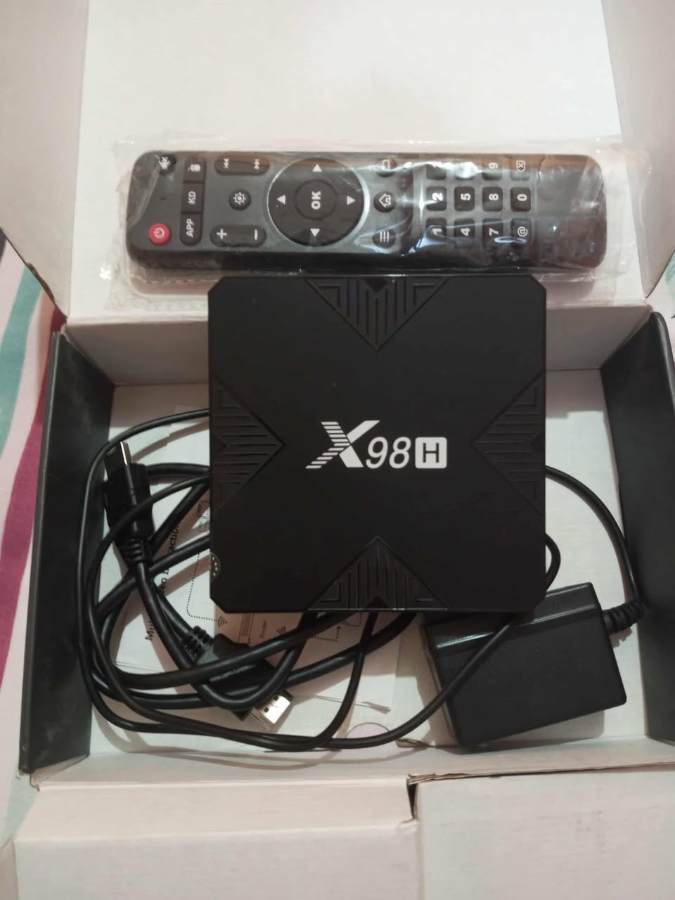 tvbox  x98h اندرويد 14

رامات 4 جيجا مساحة 32 جيجا جديد

التواصل علي الخاص


**إذا كنت صاحب هذا الإعلان وتريد حذفه لأي سبب، رجاءا أرسل رسالة إلى الدعم الفني**