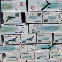 سعر المروحة السقفية ماركة جوسونك  سعر الكارتون : 46.000 الف  تعبئة : 3...