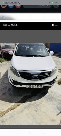 كيا سبورتج2013 رقم اربيل دولي  فول مواصفات  بصمة تشغيل بانوراما فتحت س...