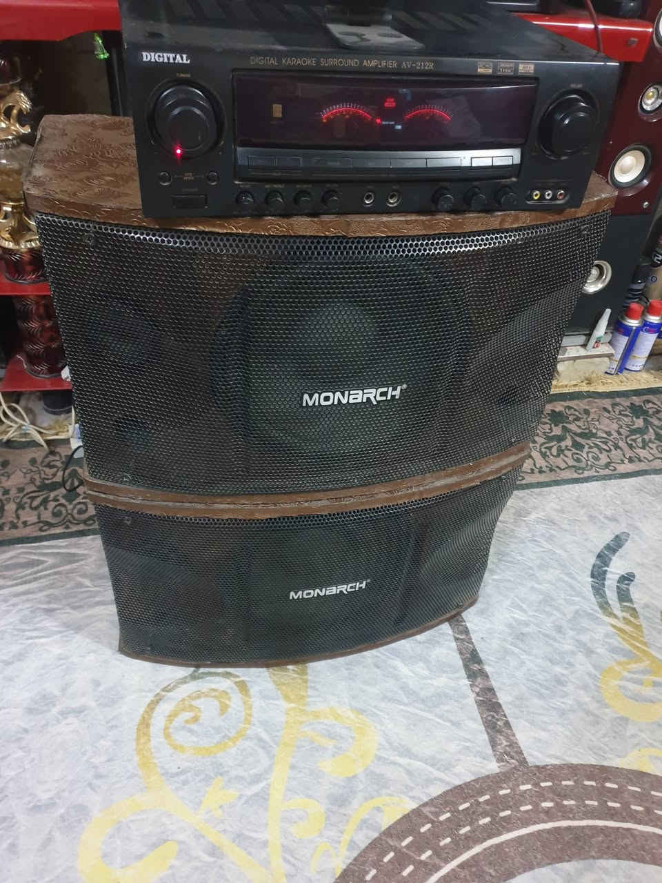 ام بلي فاير دجتل  ياخذ اربع سماعات١٥٠٠ واط مع سماعات كل تك ٥٠٠ واط موضح بالفديو والصور  سعر المجموعة  ٢٠٠ الف  الحلة مهندسين الاتصال على الخاص او موبايل  ***********  يوجد توصيل
