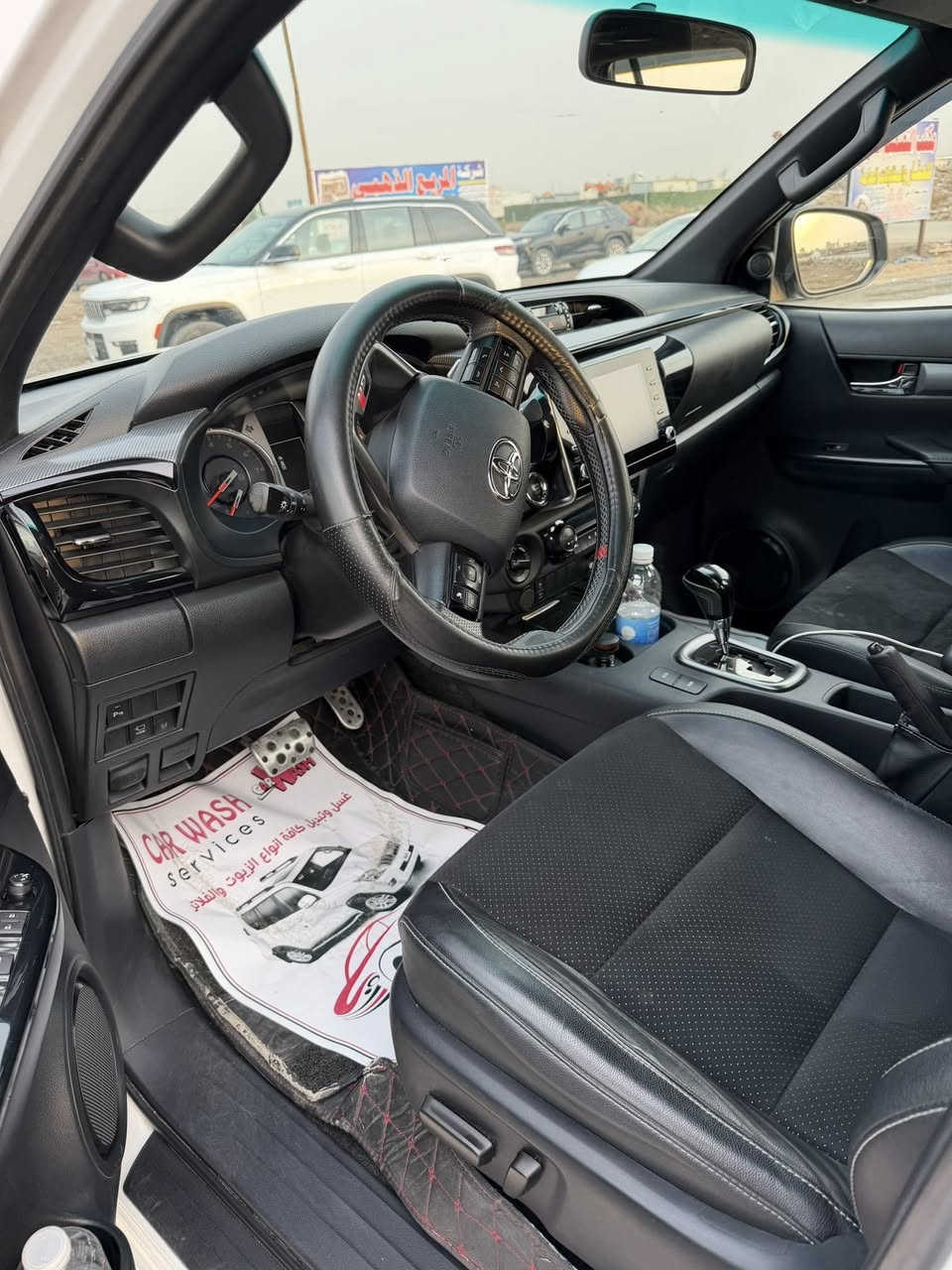 بيكب تيوتا هايلوكس RG موديل2024
ساز مكفوله من كلشي ماشية19 الف كيلو 
بوضع الزيرو  رقم اربيل باسمي 
فول مواصفات 
4 كامرات 
كشنات جلد 
شحن وايرليس
كشنات كهرباء 
رادار امامي 
السعر445 
مكاني بغداد حي الاعلام
***********
