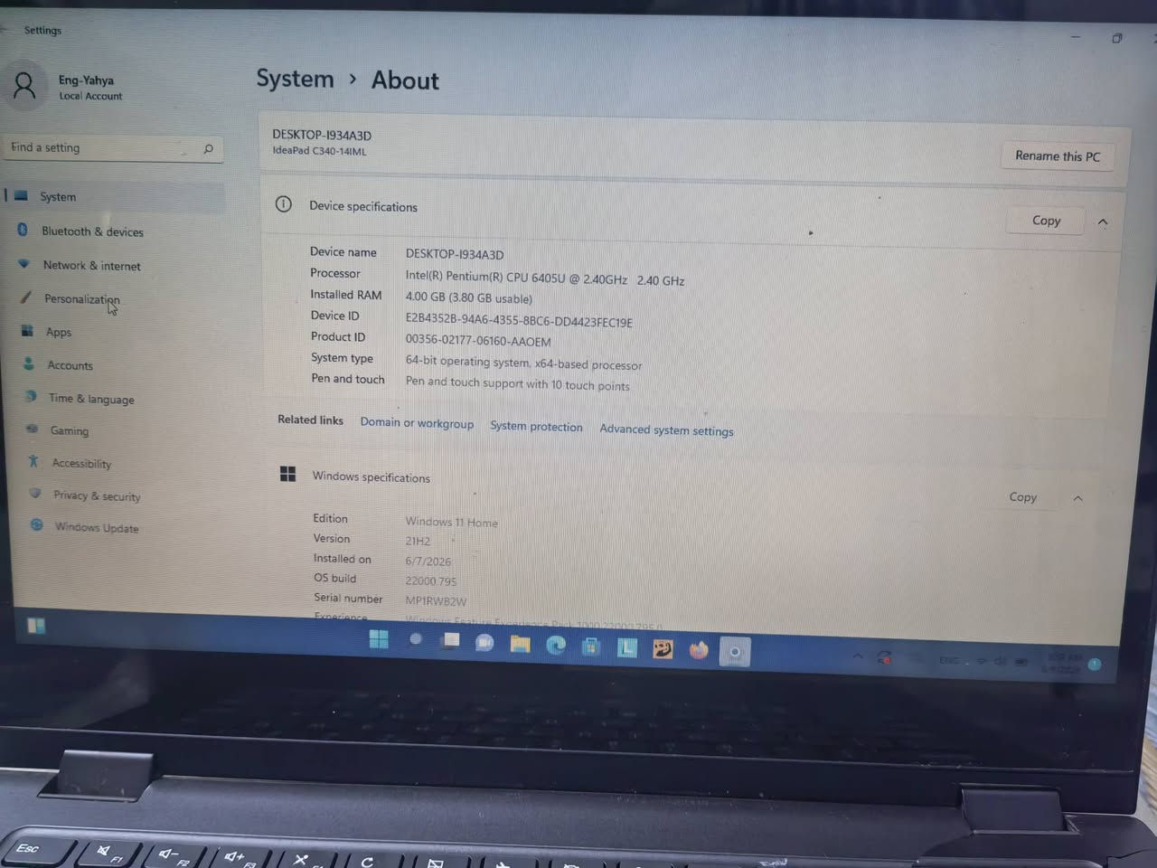 لابتوب lenovo
شاشة المس
سلم
منفذ تايبسي
هارد 225 ssd
سعرة 150


**إذا كنت صاحب هذا الإعلان وتريد حذفه لأي سبب، رجاءا أرسل رسالة إلى الدعم الفني**
