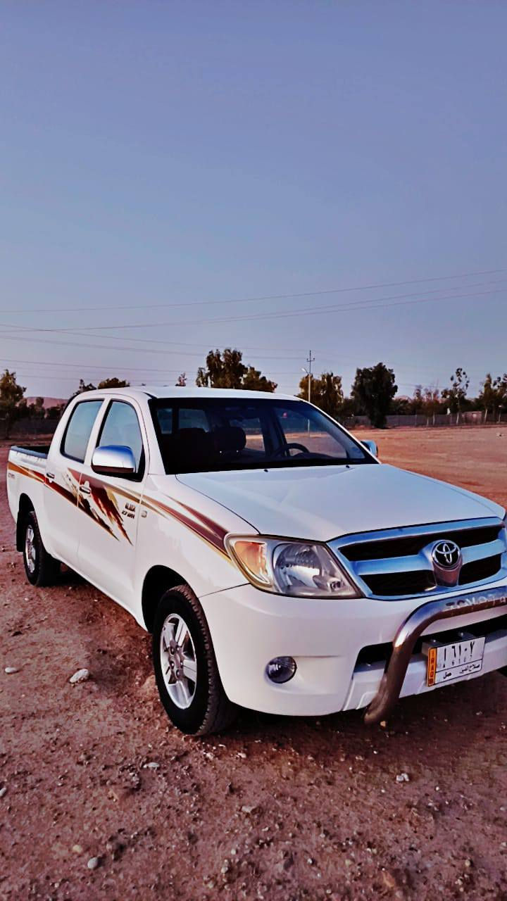 السلام عليكم سياره تيوتا هايلوكس موديل 2008 للبيع .سعودي شاصي 19 سياره مخلصه  مكفوله كفاله عامه  نظيفه بمعنئ الكلمه للاستفسار اكثر اتصل على الارقام التاليه.
***********
***********
