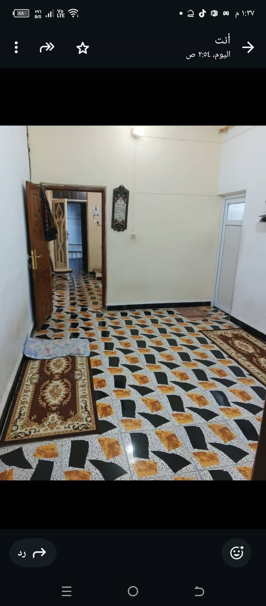 بيت مصفر ١٠٠متر طولاني للبيع الخاجيه شارع 40 يم رئاسة الصحة ***********
