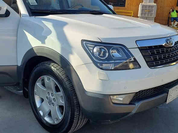 فول مواصفات 1/1 اعلى فئة بالمهافي جديده ***********
 ٢٠١٥ 
المواصفات : 
١- محرك ٦ سلندر 3.8 
٢- تشغيل بصمة + بصمة ابواب 
٣-  بك لايت led
٤- فول تحكم ستيرن 
٥- كشنات امامية كهرباء + ذاكرة تخزين 
٦- تبريد وتدفئة كشنات 
٧- كشنات جلد  
٨- + حساسات خلفية + كاميرا 
٩- فتحة سقف سلايت روف 
١٠- مري جانبية شفط + قلابة عند الرجوع للخلف 
١٤- انارة داخلية بالابواب 
١٥- فور ويل دفع رباعي 
١٧- تبريد ثلج 
جداً نظيفة وجديدة السيارةماشيه ١٢٠ مكانها بغداد الغدير مقابل شقق زيونه عارضه ب185 وبيها مجال للطيبين ***********
