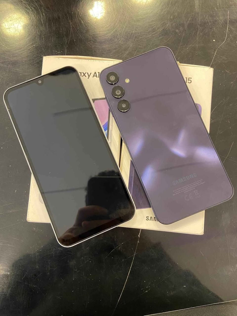 وفر فلوسك وياي 
كل عام انتو بالف خير اخوانه المسيحيين الله يحمي هذا بلد بكل اديانه واطوافه
عروض راس سنه وبأنه اجهزه اصليه بيها ضمان 
الفحص قبل الاستلام 
سويته عليه تخفيض وسعره أكثر من مناسب 
وصل الجهاز 
💸 سامسونج A15💸
مستعمل نظيف  نسخه 4G 
مواصفاته /
ذاكره 128Gمع رام 6
⬅️ 3 كاميرات 50 - 5 - 2 ميجابكسل 📷 
⬅️-بطارية بحجم 5000 mAh
السعر 💣💣💣💣
بغداد زيونه ربيعي مقابل مول دريم ستي 
السعر 70 الف
جملة لاصحاب المحلات 
يوجد توصيل كافه محافظات 
ضمان شرط فحص والاصلي
‏‪بغداد زيونه ربيعي مقابل مول دريم ستي 
للحجز راسلنا على خاص الصفحة او الاتصال على
اذا اتاخرت بالرد يرجى مراسله ع واتساب  أو اتصال 
***********
*********** بغداد, العراق
