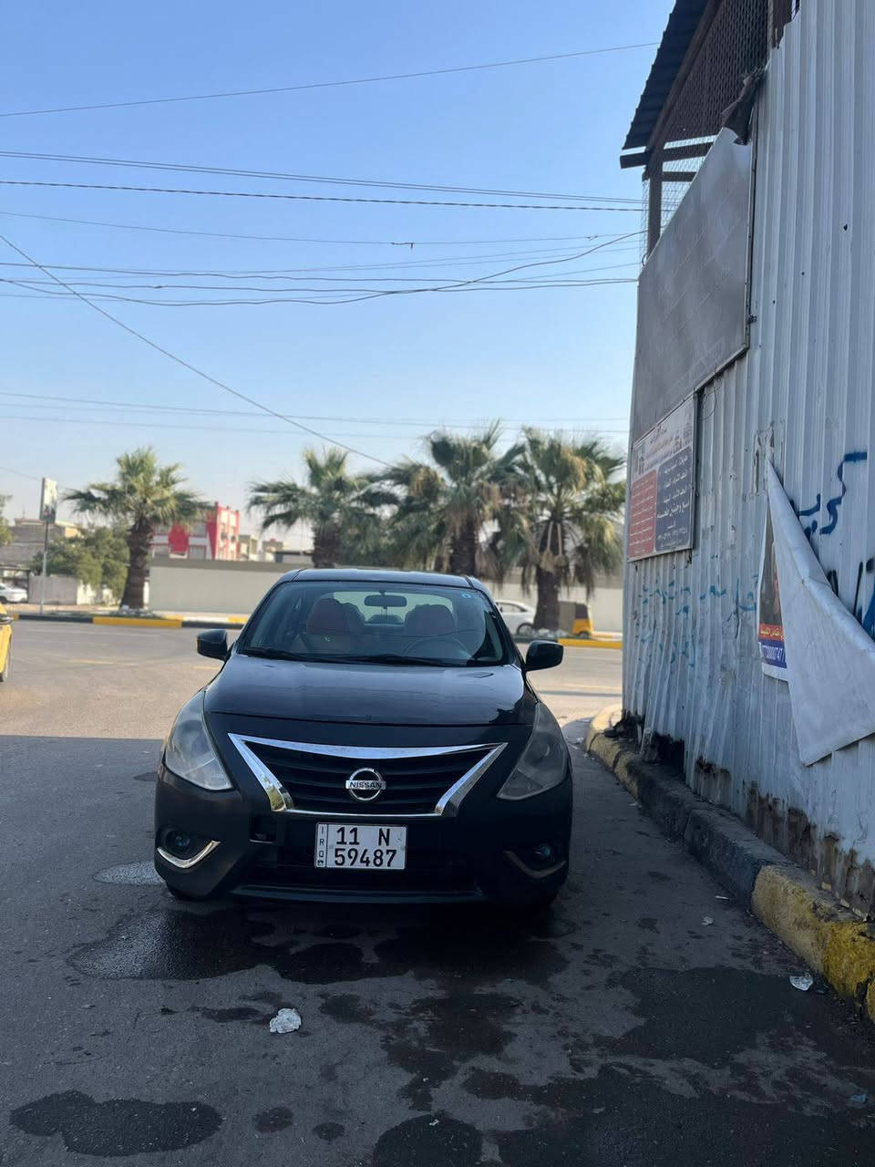 سلام عليكم نيسان فيرسا موديل2018وارد حادثه مرفق بلصور جاهزه مابيه اي نقص بسمي سعرها ٨٥ مكاني بغداد البنوك ‏‪***********‬‏ويوجد واتساب
