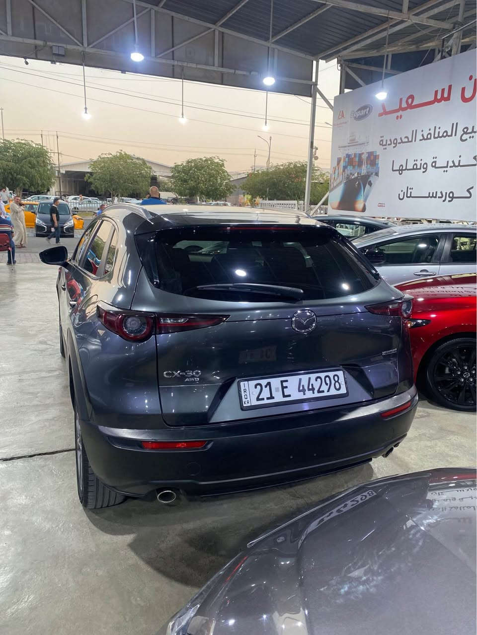 السلام عليكم ورحمة الله وبركاته للبيع فقط 
مازدا CX30 
موديل ٢٠٢٣
ماشي ٨٠ الف كيلومتر 
رقم سليمانية تحويل ثاني يوم 
مكاني كركوك بطاقة بنزين هم بي 
ضرره جامرلغ سايق و باب سايق صبغ و بونيت فقط كلير امريكا ايرباك بس تكمة جهة السايق طاك مرجع سستم والسعر السيارة ١٣٧ بها مجال 
*********** *********** كركوك, العراق
