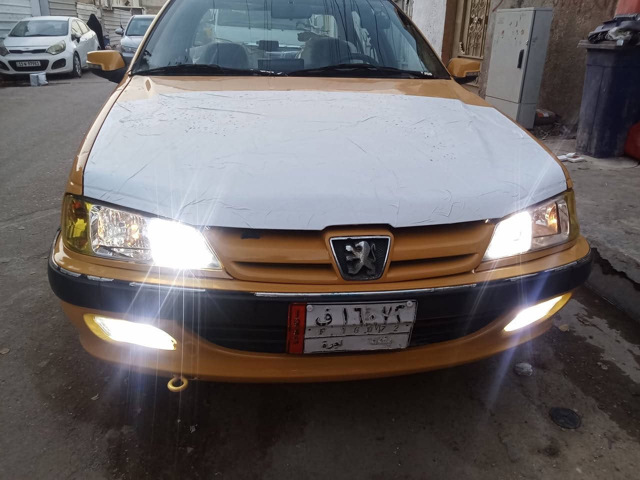 بيجو بارص 15 السياره اخت الجديده وجهازه من كير ومحرك وصدر وتبريد الصور كدامكم بغداد رايدها ب43$ الشراي يتصل ***********

