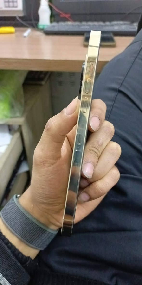 13 برو ماكس
لون ذهبي نظيف جدا ما مفتوح ووتر بروف ما مستبدل اي شي الجهاز نظيف جدا
تخطي شغال شريحة الكترونية 
ذاكرة 256 بطارية 81 بلادية شحن يخبل 
مكاني بغداد دورة او كرادة شارع الصناعة 
سعره 450 قفل نهايته 
خاص متواجد او رقم 
***********
