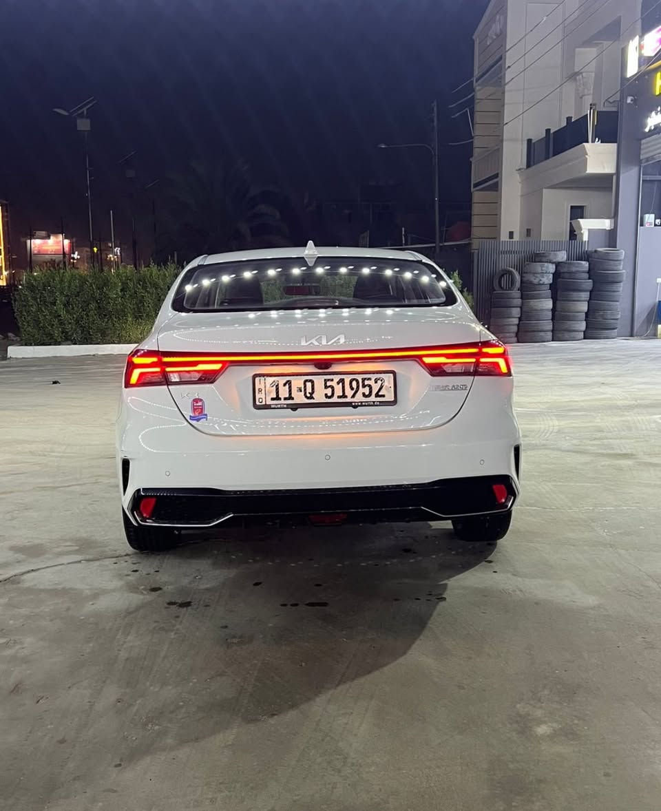 2024 KIA K3  

 رقم بغداد

عداد المسافه31الف KM 
تجميع صيني محرك 1500 دبل نوزل
مكفوله كفالة عامه من ااضربه او صبغ او التبديل
 

بصمه تشغيل 

حساسات اماميه خلفيه 

كشنات جلد 

تبريد بيانو

وضعيات قياده 

مرايه تعتيم

ويل كب 

لايت زينون

اشاير بالمري 

سلايت 

بكلايت ليد 

باقي مواصفات الفول معروفه 
 

السعر145بيها مجال بسيط

مكان السياره بغداد الغزاليه***********
