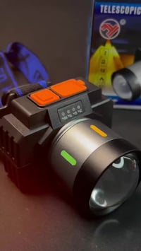 كشاف رأس • تلسكوبي • شحن USB