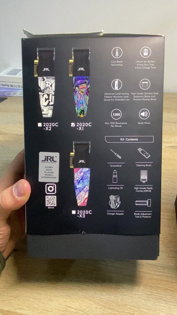 #عرض_خاص
 قطعتين مكاين حلاقة 💈💇
 من ماركة JRL الامريكية بشرط الاصلي مو تقليد نوعين تدريج و صفر بعدهن زيرو سعر 150 الف  
-------------
موجود توصيل الكل محافظات العراق 🚚
واتساب ***********  📞📱
