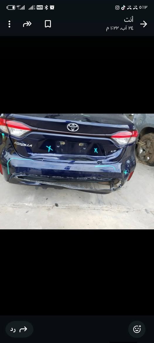 سلام عليكم كورلا موديل ٢٠٢٠ رقم سليمانيه Le السياره جاهزه اي نقص مابيه الضرر موضح بالسونار السعر ١٤٠ وبيها مجال مكان السياره بعقوبه الاتصال ع ***********
