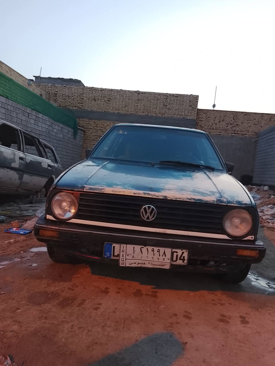 سلام عليكم سياره البيع
نوع السياره:كولف 
مديل:1992
الون:اخضر
 حداديه 80%100
تبريد ثلج:تخم تايرات جديد 
كير خير من الله بس مكينه بيه بخار 
مكاني نجف بل كوفه
السعر 25وبيه مجال الشراي 
 رقم***********متواجد واتساب
السياره مكفوله✅
