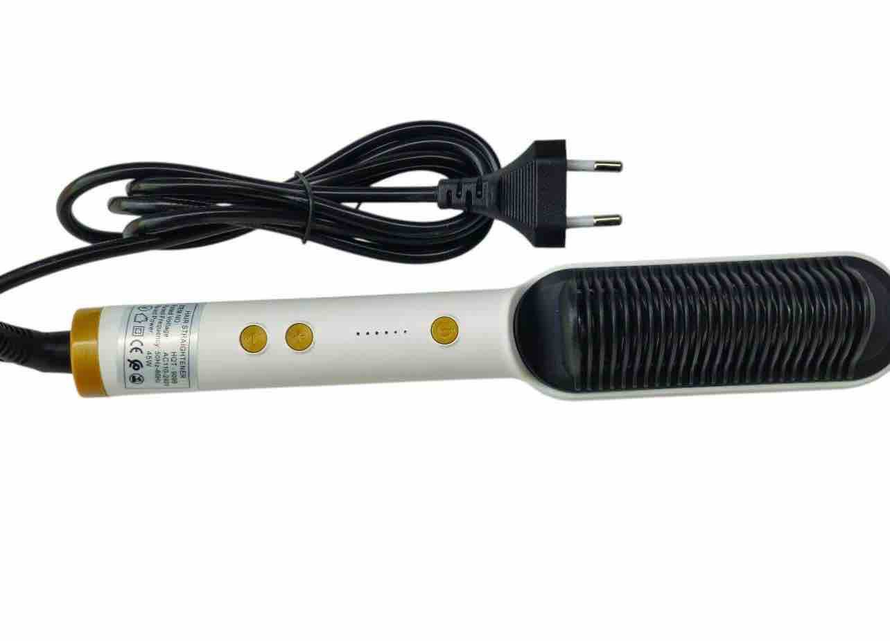 فرشاة فرد الشعر الكهربائية 
تمليس سريع ونتائج صالون في دقائق! ✨ 
المميزات: 🔥 
تسخين فوري: احصلي على شعر أملس خلال ثوانٍ. 💁&zwj;♀️ تمليس فعال: بدون شد أو تقصف للشعر. 💡 شاشة رقمية LED: عرض دقيق لدرجة الحرارة من 150°C إلى 230°C. ✨ توزيع حرارة متساوٍ: يحمي شعرك أثناء التصفيف. 🛡️ أمان كامل: تنطفئ تلقائيًا عند عدم الاستخدام. 🧳 تصميم عملي وخفيف: سهل الحمل للسفر والاستخدام اليومي. 🔧
 المواصفات: النوع: فرشاة كهربائية لفرد الشعر ال هرتز 
اللون: أبيض مع إطار وردي معدني الهيكل: مقاوم للحرارة

السعر : 20 الف وتوصيل مجاني لكافة محافظات العراق 
للحجز واتساب : ***********
