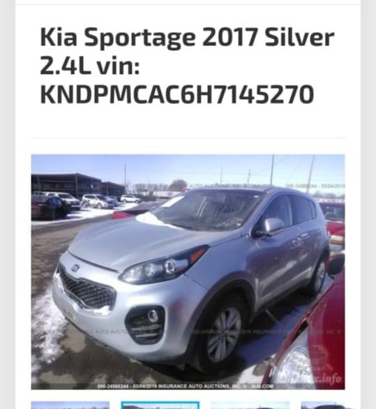 سبورتج 2017
سبورتج 2017
واريد امريكي محرك GDi 2400
رقم بغداد
حادثهه جداً بسيط موجود بالصور التواصل ولاستفسار على رقم صاحب سياره ***********
