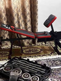 معدات لبناء الاجسام منزلية سهلة الاستخدام مسطبة متعددت الاستخدام  1- ب...