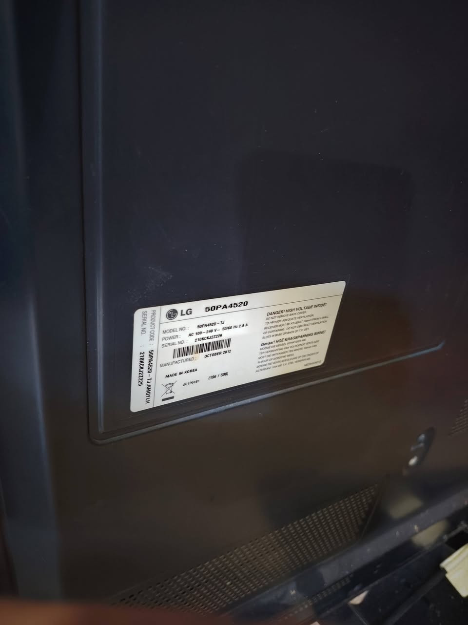 تلفزيون LG
حجم 50
بدون نت
سعر 140


**إذا كنت صاحب هذا الإعلان وتريد حذفه لأي سبب، رجاءا أرسل رسالة إلى الدعم الفني**