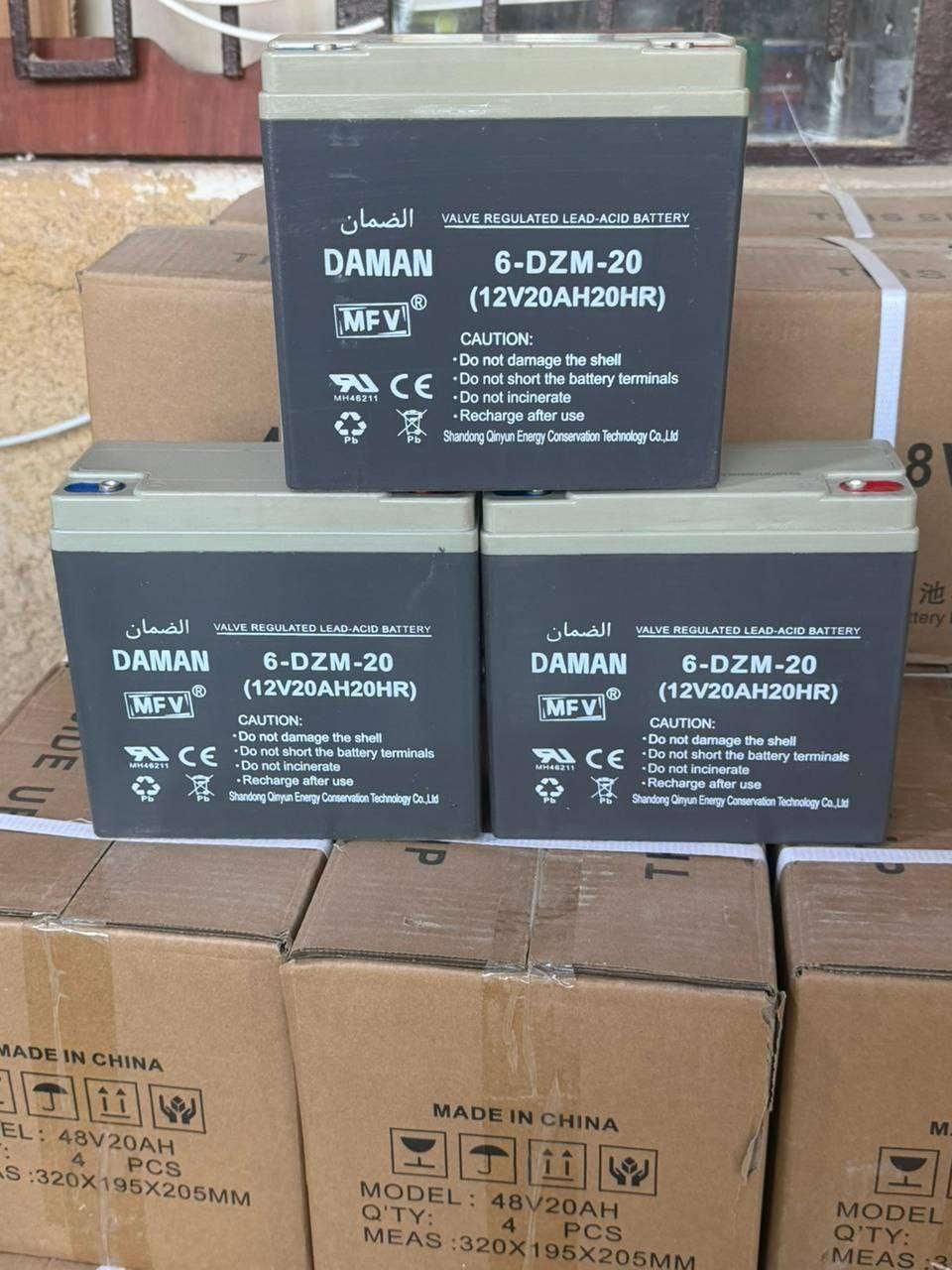 السلام عليكم
بطاريات دراجات شحن
الكارتون بي ٤ بطاريات

بطاريتين   السعر ٧٠ الف 
٣ بطاريات السعر ١٠٠ الف 
٤ بطاريات السعر ١٣٠الف 
٥ بطاريات ١٦٥ الف 
٦ بطاريات ١٩٠الف


**إذا كنت صاحب هذا الإعلان وتريد حذفه لأي سبب، رجاءا أرسل رسالة إلى الدعم الفني**