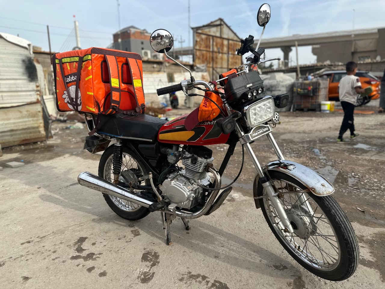 سلام عليكم دراجة سيجي نامه ٢٣.سنويه الدراجه كفاله المكينة مكاني البصره اول لاين، *********** مكلف بلنشر السعر ١٦٠٠٠
