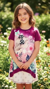 فستان بناتي • ٢-٦ سنوات • شهربان الشعبيه