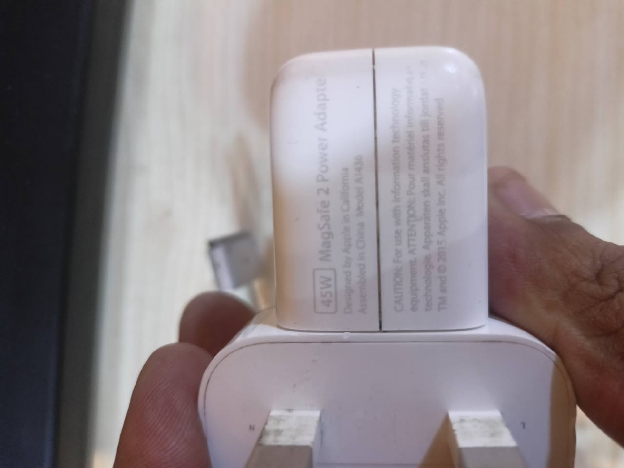 شاحنة ماك بوك MagSafe2
45 واط ..مستخدمة بحالة جيدة ..
السعر 25 الف شامل التوصيل لكل محافظات العراق


**إذا كنت صاحب هذا الإعلان وتريد حذفه لأي سبب، رجاءا أرسل رسالة إلى الدعم الفني**