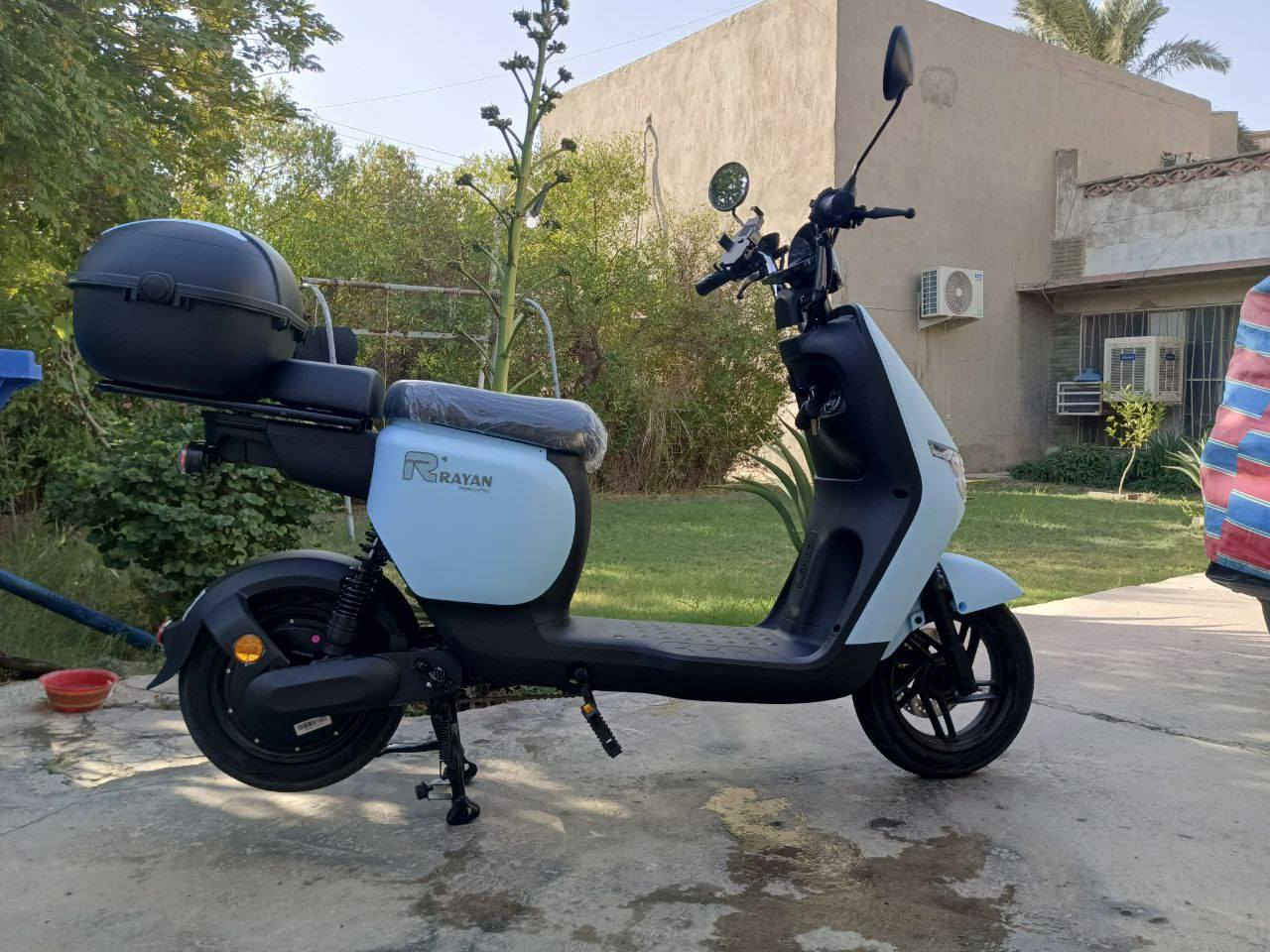 دراجه ريان اربع بطاريات ولي 32 امبير دبل اشاره نضام رجوع للخلف Rشاشه يبين عليها أي عطل اربع سرع لايت عالي ناصيي جنطه بيها دبل مفتاح ودبل بصمه تشغيل عن بعد ودبل سويج للجنطه وستاند للتلفون ومنفذين شحن تلفون وبايدار  جديد سرعه 55السعر 480 الرقم***********
