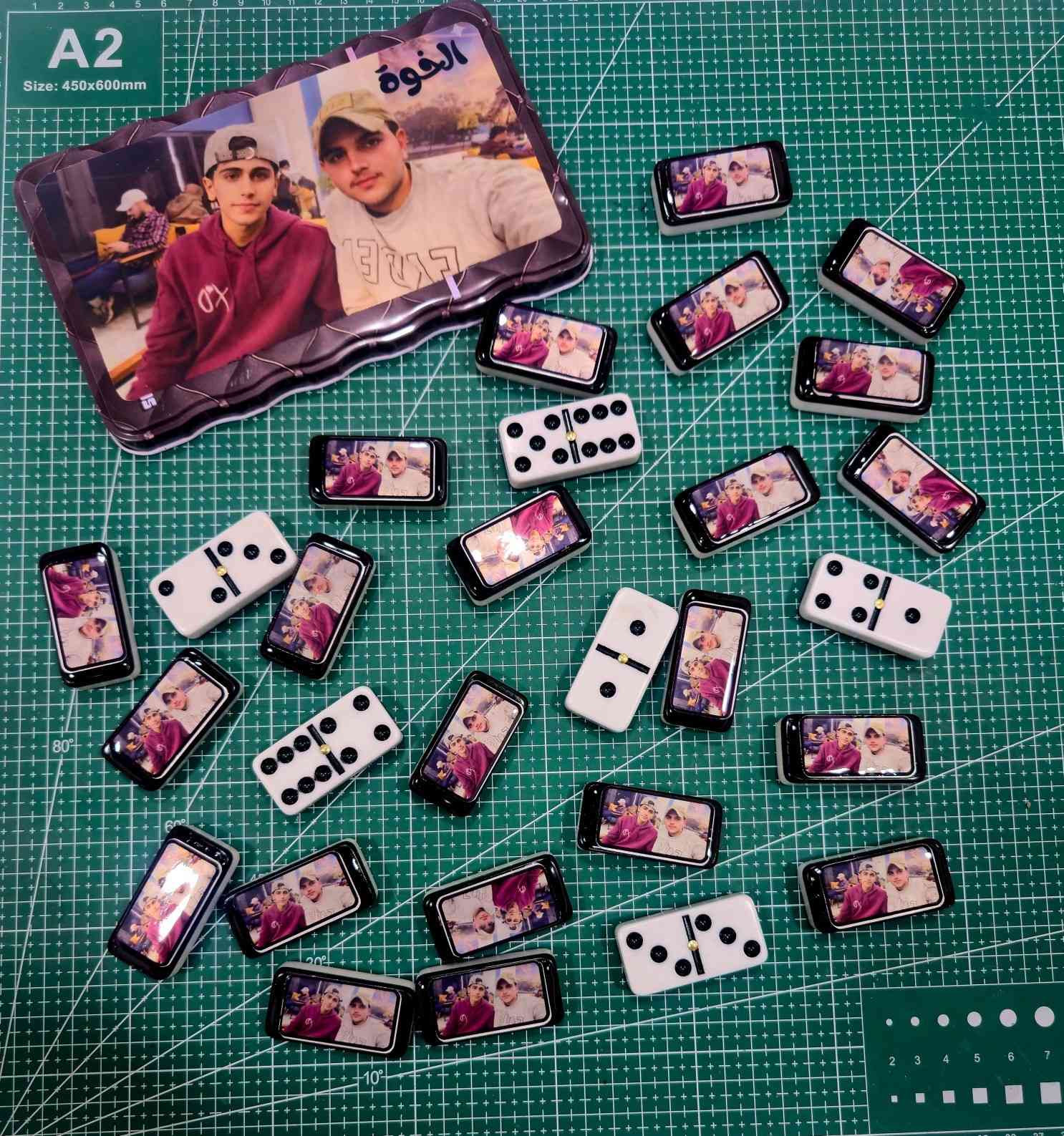 🎲✨ دومنه مميزة بطابع خاص ✨🎲

حول ذكرياتك إلى لعبة ممتعة! 😍
دومنه بطباعة حرارية عالية الدقة مع صورك أو صور أصدقائك 👬📸

✅ جودة طباعة قوية وواضحة
✅ تصميم حسب الطلب (صورتك الخاصة)
✅ هدية مثالية للأصدقاء والعائلة 🎁
✅ شكل فخم ومميز يخلي اللعب أحلى

💥 سوي دومنتك باسمك أو بصورتك الآن!
📩 للحجز والاستفسار راسلنا على الخاص
#ابوالجودللطباعةالحرارية❤️🔥 
***********
#دومنه #طباعة_حرارية #هدايا #ابداع #ذكريات
